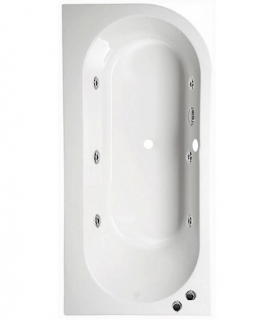 Ванна Alpen Astra 165x80 (Левая) с гидромассажем